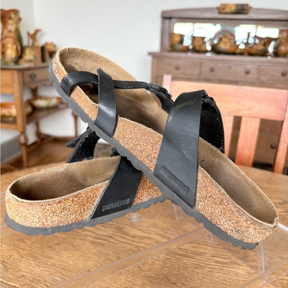 Birkenstock Mayari Women toe loop design black size 38 EU/8 US - Picture 2 of 12
